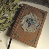 Grimoire vierge, reliure et fabrication artisanales