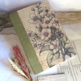 Carnet herbier papier coton
