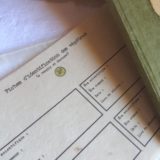 Carnet herbier papier coton