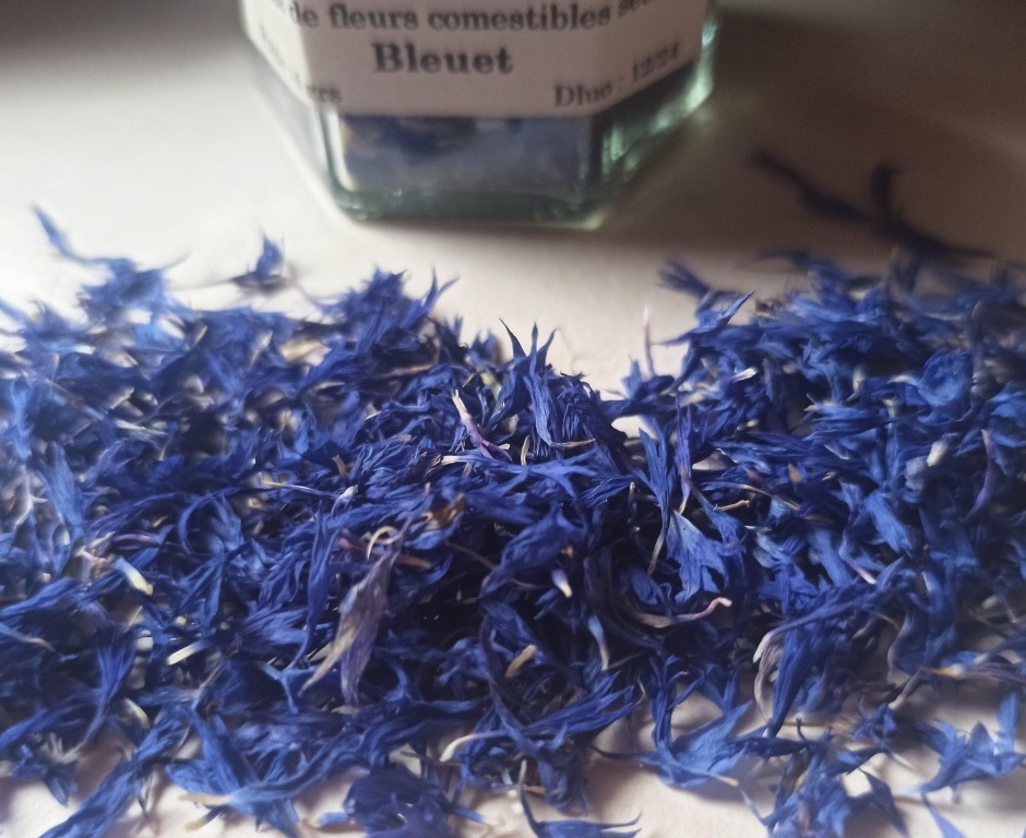 Pot pétales bleuet pm