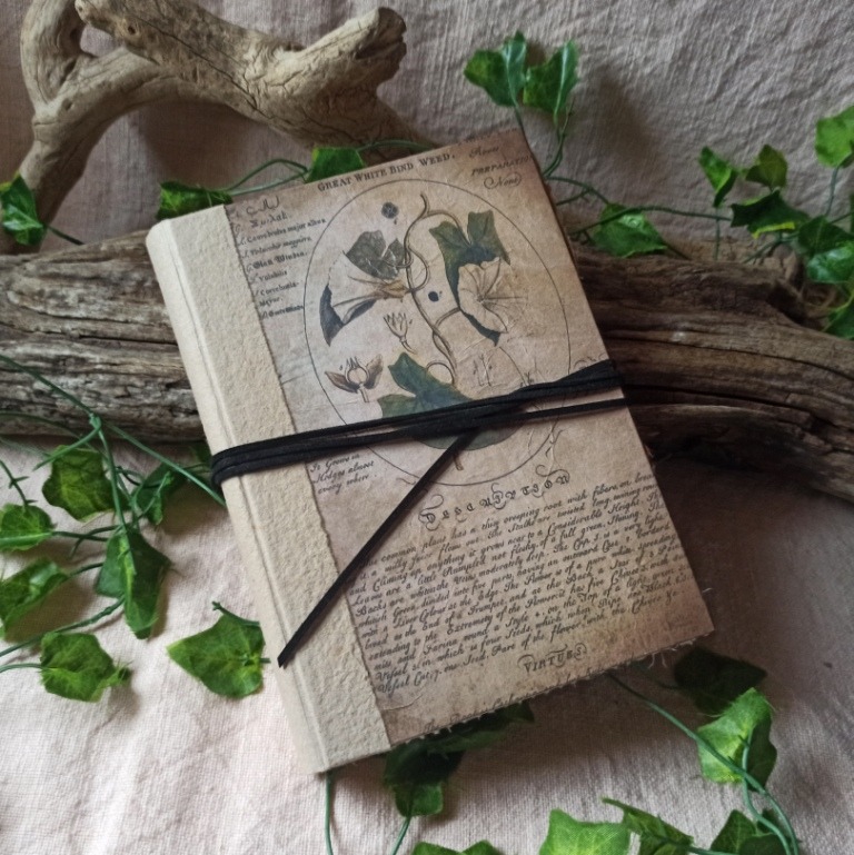 Le conteur, papier coton, reliure artisanale, L'arbre à papier, artisan d'art