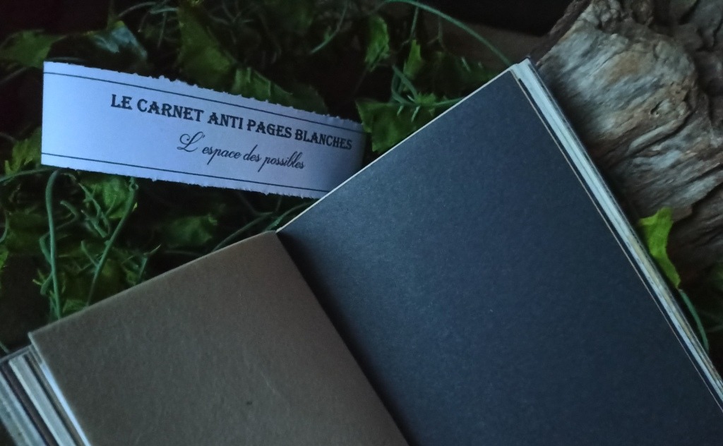 Carnet artisanal anti pages blanches
