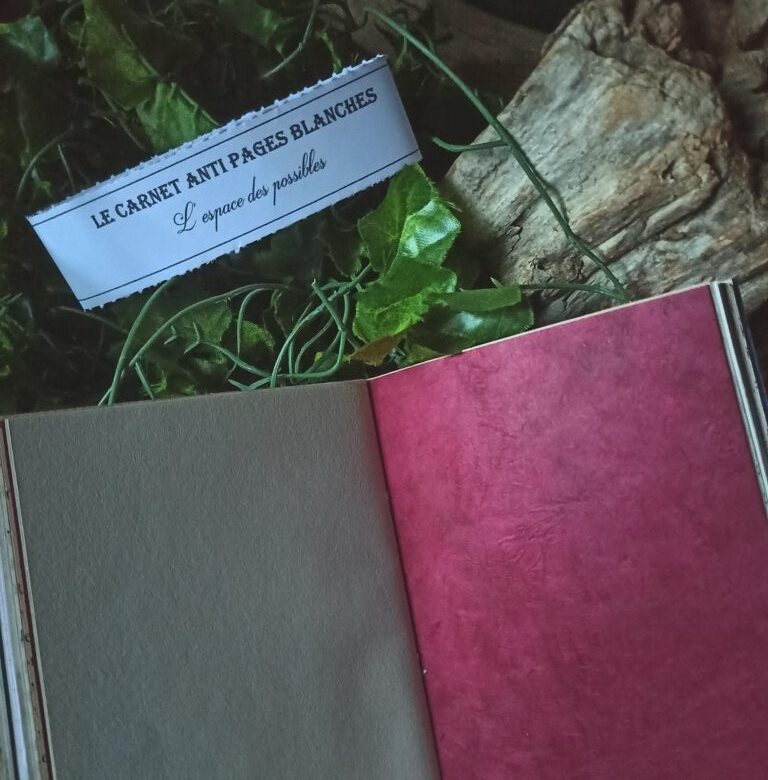 Le carnet anti pages blanches n°4, carnet artisanal