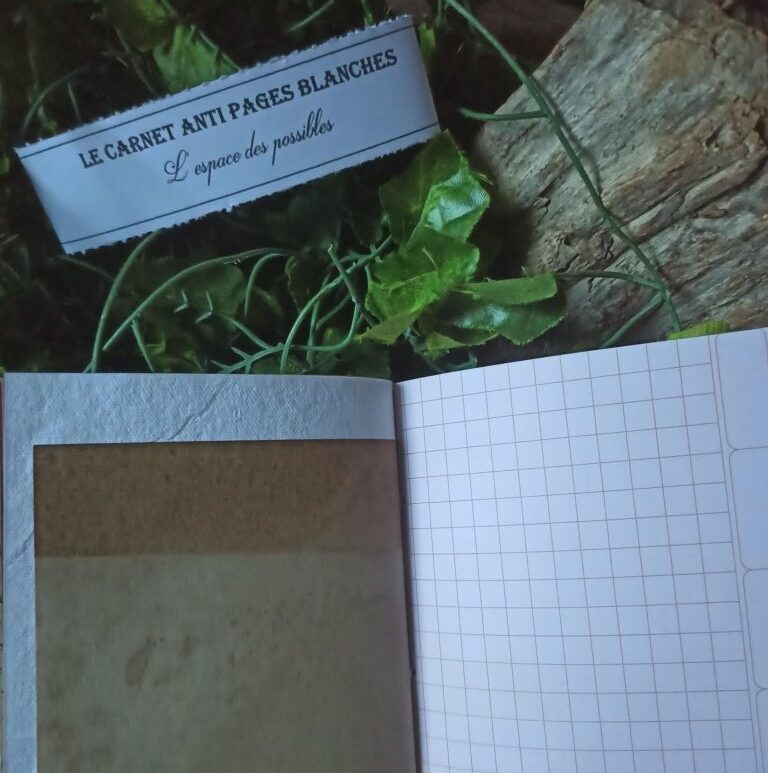 Le carnet anti pages blanches n°4, carnet artisanal