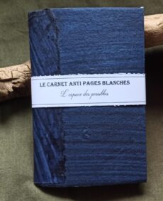 Le carnet anti pages blanches n°5, carnet artisanal