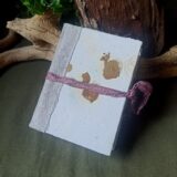 Carnet, grimoire artisanal, papier recyclé fait main, pièce unique