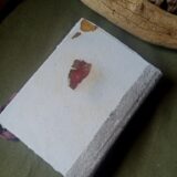Carnet, grimoire artisanal, papier recyclé fait main, pièce unique
