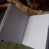 Carnet, grimoire artisanal, papier recyclé fait main, pièce unique