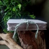 Carnet grimoire artisanal, papier recyclé fait main, pièce unique Carnet grimoire artisanal, papier recyclé fait main, pièce unique