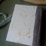 Carnet grimoire artisanal, papier recyclé fait main, pièce unique Carnet grimoire artisanal, papier recyclé fait main, pièce unique