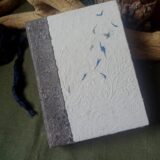 Carnet, grimoire artisanal papier recyclé fait main, reliure artisanale