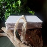 Carnet papier recyclé fait main, reliure artisanale, pièce unique Carnet papier recyclé fait main, reliure artisanale, pièce unique