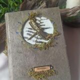 Grimoire, carnet artisanal, papier recyclé fait main