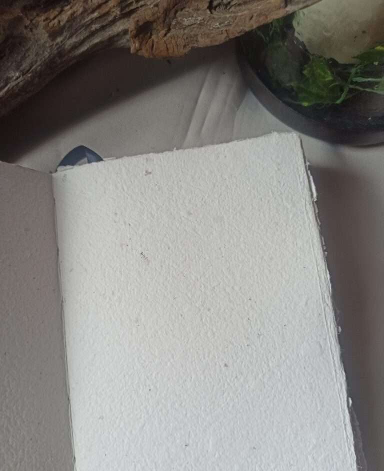 Grimoire, carnet artisanal, papier recyclé fait main