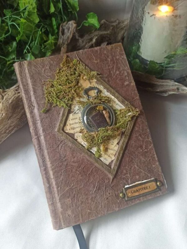 Grimoire, carnet artisanal, papier recyclé fait main Grimoire, carnet artisanal, papier recyclé fait main