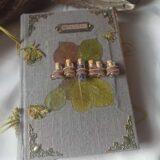 Grimoire, carnet artisanal, papier recyclé fait main Grimoire, carnet artisanal, papier recyclé fait main