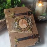 Grimoire, carnet artisanal, papier recyclé fait main Grimoire, carnet artisanal, papier recyclé fait main
