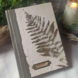 Grimoire, carnet artisanal, papier recyclé fait main