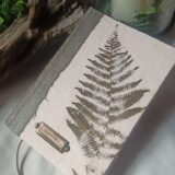 Grimoire, carnet artisanal, papier recyclé fait main