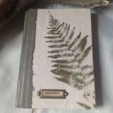 Grimoire, carnet artisanal, papier recyclé fait main