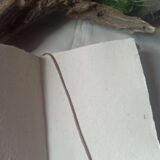 Grimoire, carnet artisanal, papier recyclé fait main