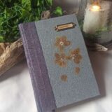 Grimoire, carnet artisanal, papier recyclé fait main