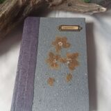 Grimoire, carnet artisanal, papier recyclé fait main