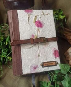 Carnet artisanal, papier fait main à l'atelier, reliure artisanal, L'arbre à papier