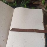 Carnet artisanal, papier fait main à l'atelier, reliure artisanale, L'arbre à papier Carnet artisanal, papier fait main à l'atelier, reliure artisanale, L'arbre à papier