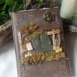 Grimoire, carnet artisanal, papier recyclé fait main