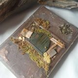 Grimoire, carnet artisanal, papier recyclé fait main