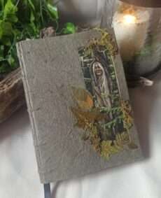 Grimoire, carnet artisanal, papier recyclé fait main