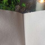 Grimoire, carnet artisanal, papier recyclé fait main
