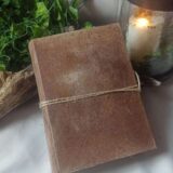 Grimoire, carnet artisanal, papier recyclé fait main