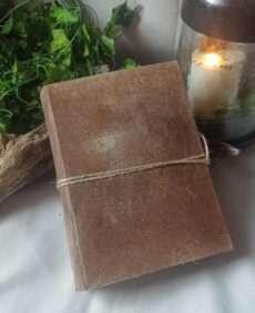 Grimoire, carnet artisanal, papier recyclé fait main
