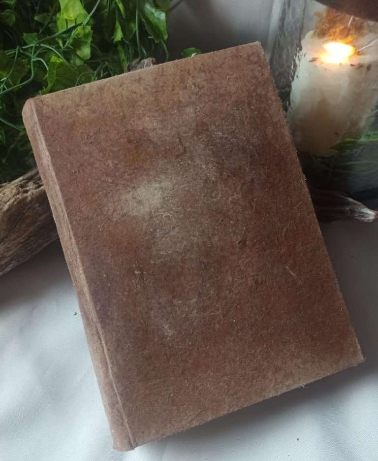 Grimoire, carnet artisanal, papier recyclé fait main