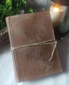 Grimoire, carnet artisanal, papier recyclé fait main