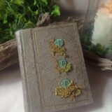 Grimoire, carnet artisanal, papier recyclé fait main