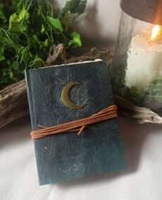 Grimoire, carnet artisanal, papier recyclé fait main