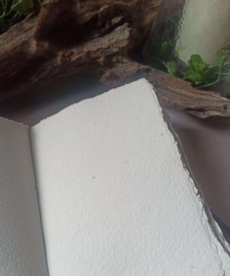 Grimoire, carnet artisanal, papier recyclé fait main
