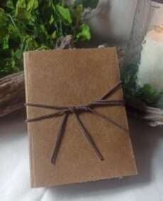 Grimoire, carnet artisanal, papier recyclé fait main
