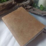 Grimoire, carnet artisanal, papier recyclé fait main