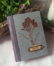 Grimoire, carnet artisanal, papier recyclé fait main