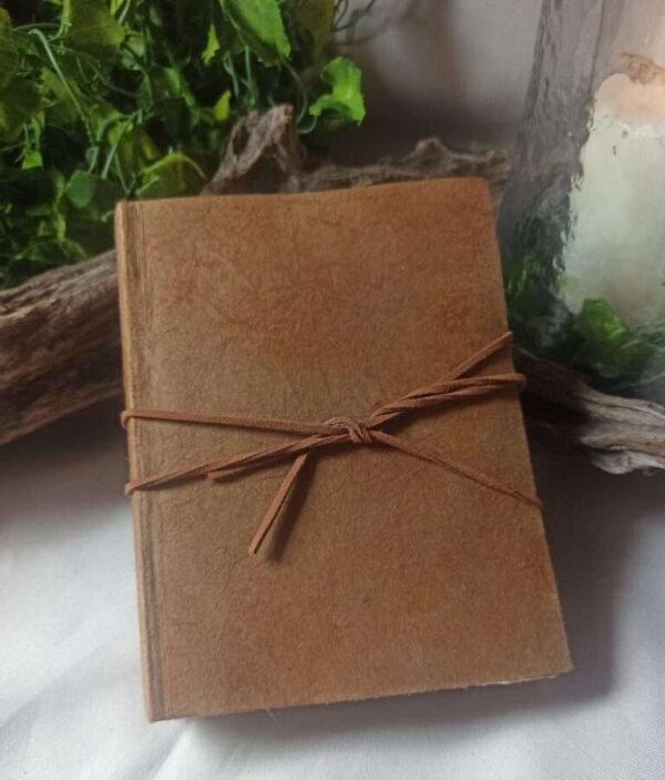 Grimoire, carnet artisanal, papier recyclé fait main