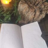 Carnet artisanal, papier coton recyclé, L'arbre à papier