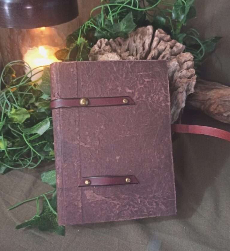 Carnet artisanal papier coton recyclé