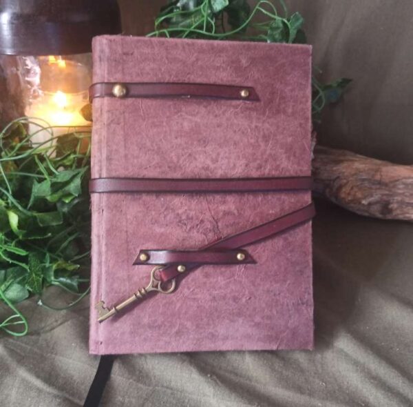 Carnet artisanal papier recyclé et végétal
