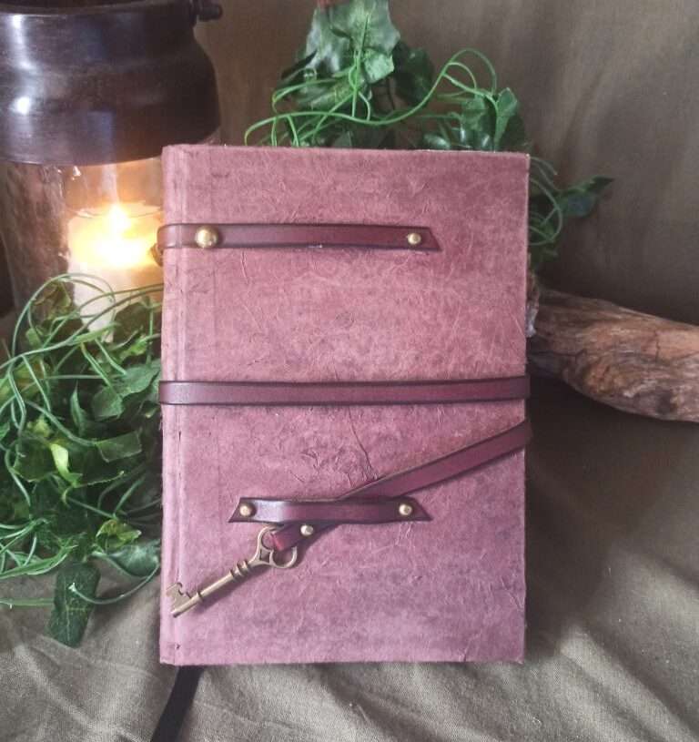 Carnet artisanal papier recyclé et végétal