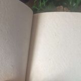 Carnet artisanal papier recyclé et végétal