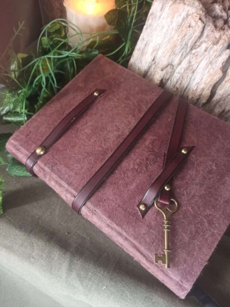 Carnet artisanal papier recyclé et végétal